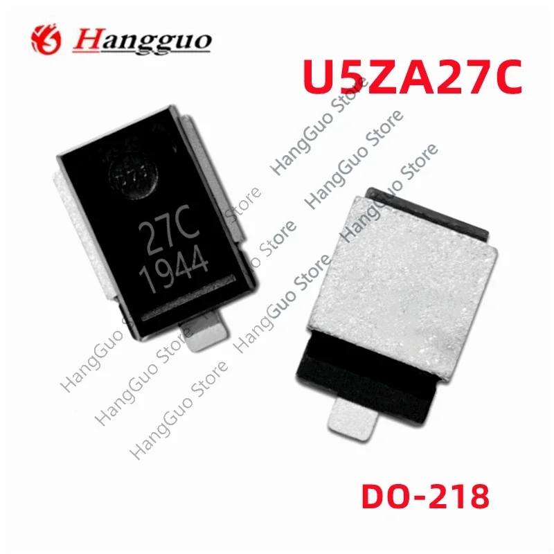 

10PCS/Lot Auto transistor 27C U5ZA27C DO-218 Car Transient Voltage Suppressor TVS Diode Automotive Computer Board Chip