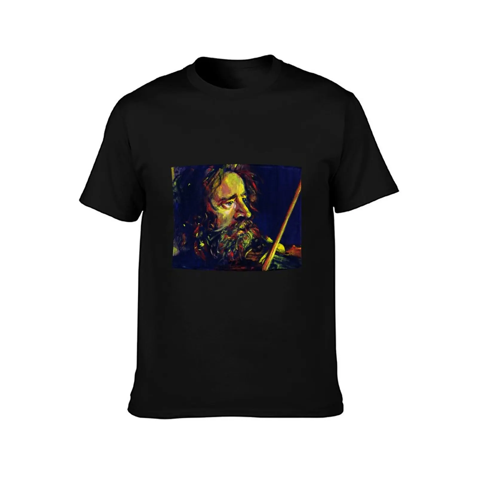 The Fiddler T-Shirt man t shirt summer T-Shirt