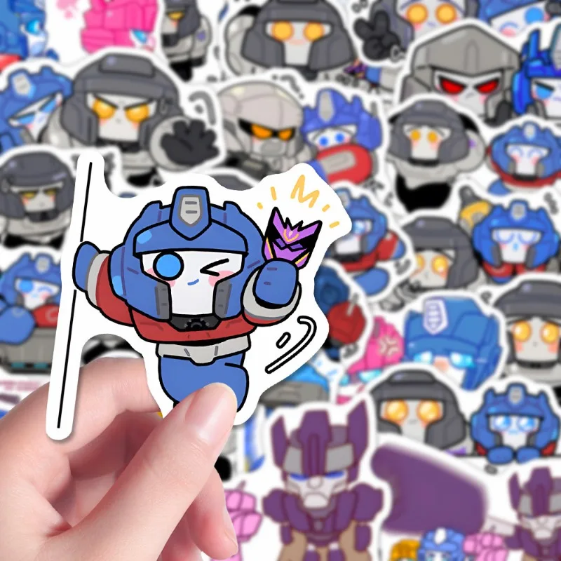 53pcs Hasbro Transformers Stickers Cartoon Leuke Decals Speelgoed Briefpapier Gitaar Telefoon Fiets Laptop Bagage Graffiti Kids Sticker