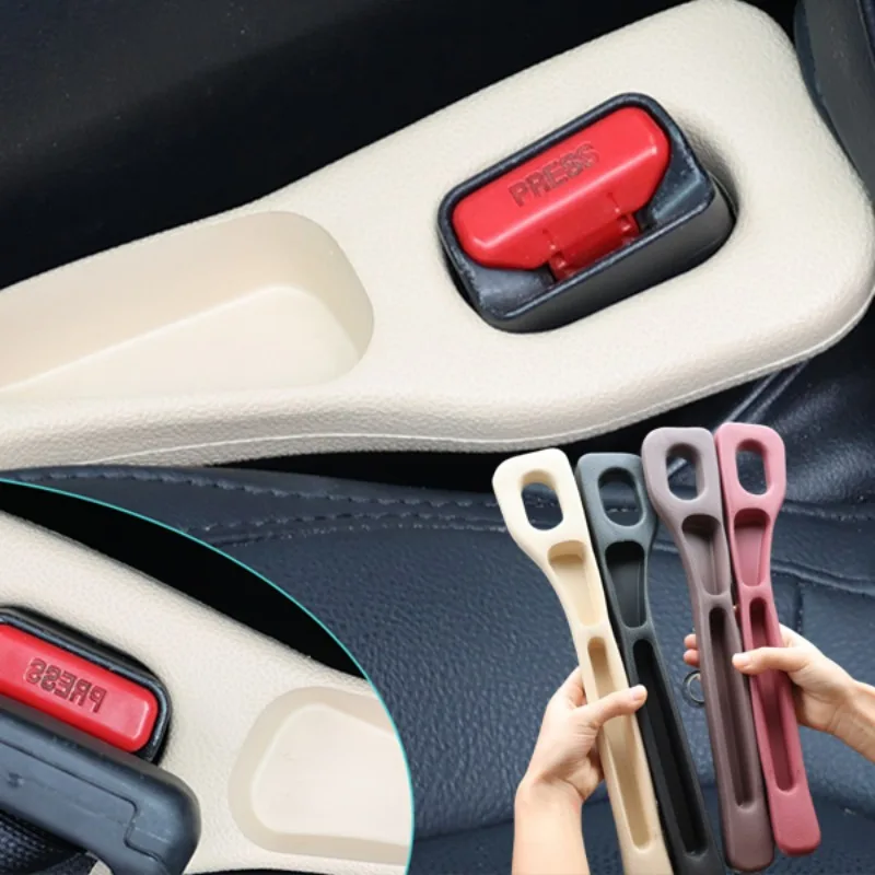1 Pair Universal PU Car Seat Gap Stuff Side Seam Car Gap Filler Leakproof Seat Gap Storage Organizer Car Interior Accessories