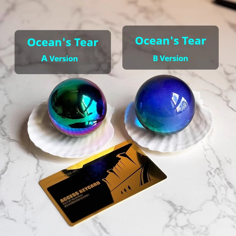 Delta Force Lichtgevende rekwisieten rond de tranen van de oceaan Het hart van de oceaan Ornamenten Lichtgevende rode modelkristallen