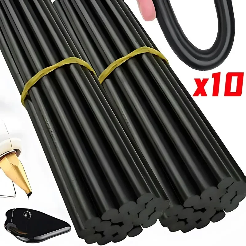 Car Hot Melt Glue Sticks Body Dent Repair Strong Adhesion Puller Tools Black Hot Melt Glue Stick Paintless Removal Repair Strips