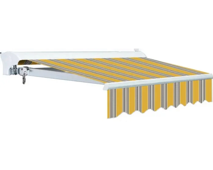Auvent pliant rétractable en aluminium, intégration automatique manuelle, extérieur, bain