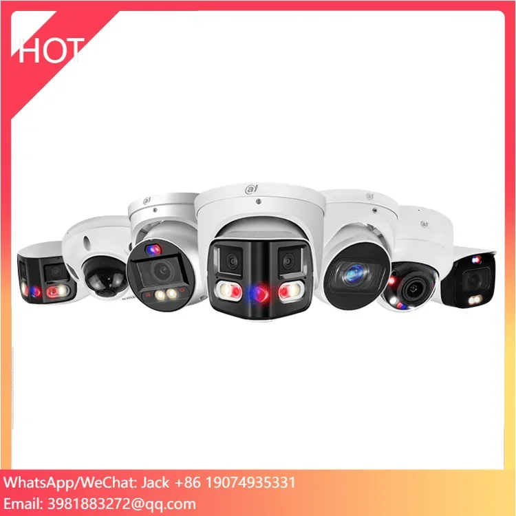 

WizSense 3 Series 4MP 5MP 6MP 8MP 2x4MP 4k Smart Dual Light TIOC 3.0 SMD 4.0 AI SSA Dual Lens Network PoE IP Camera