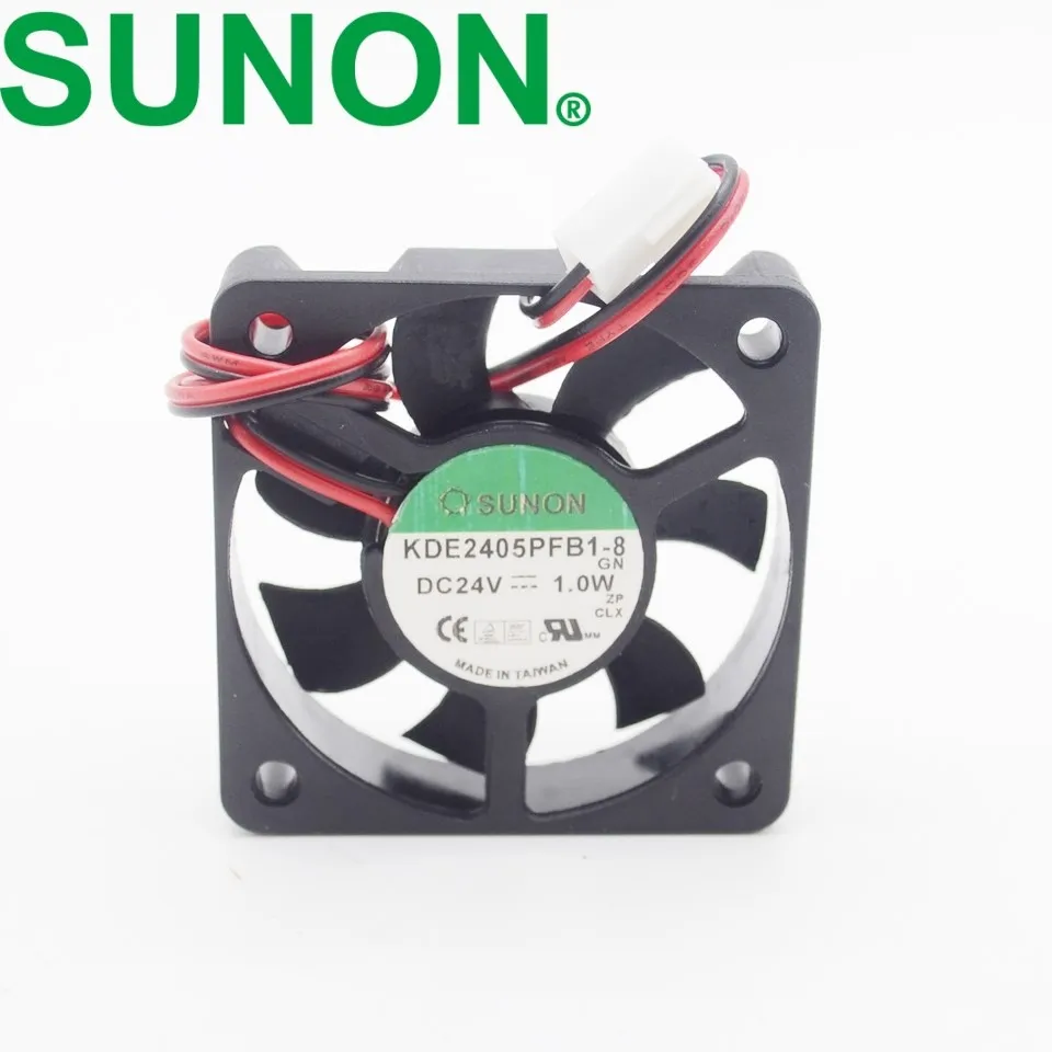 1 Cái Mới 50Mm 5010 24 V 1.0 W KDE2405PFB1-8 2 Dòng Quạt Làm Mát Cho SUNON