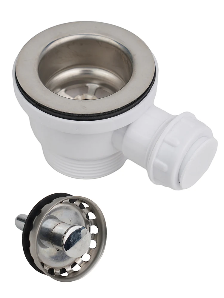 

Functional Home Kitchen Sink Strainer Stainless Steel Versatile Clean Durability Elegant Fits Flange Sink Sleek