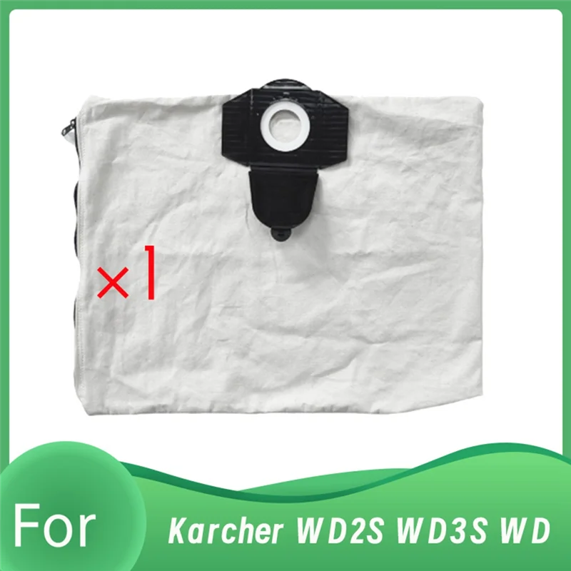 A66T-Washable Zipper Dust Bag For Karcher WD2S WD3S WD Series Bucket Vacuum Cleaner Durable Dust Bag
