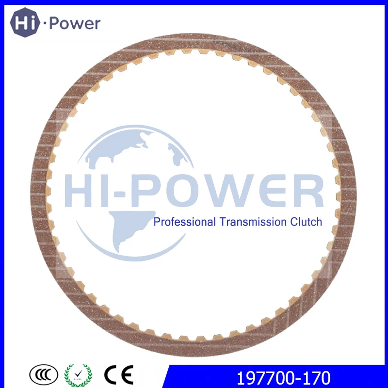 2pcs Transmission Friction plate 1st 2nd 3rd 4th C1 AW TF-80SC AW TF-81SC 05-up 287700-170 197700-170 157mm 54T 1.7mm