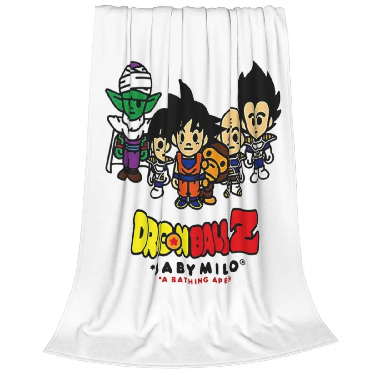 Manta de Felpa con Diseño de Anime Dragon Ball, GOKU, Vegeta, Gohan, Trunks, Gogeta, DBZ, Divertida y Cálida para el Hogar, Invierno