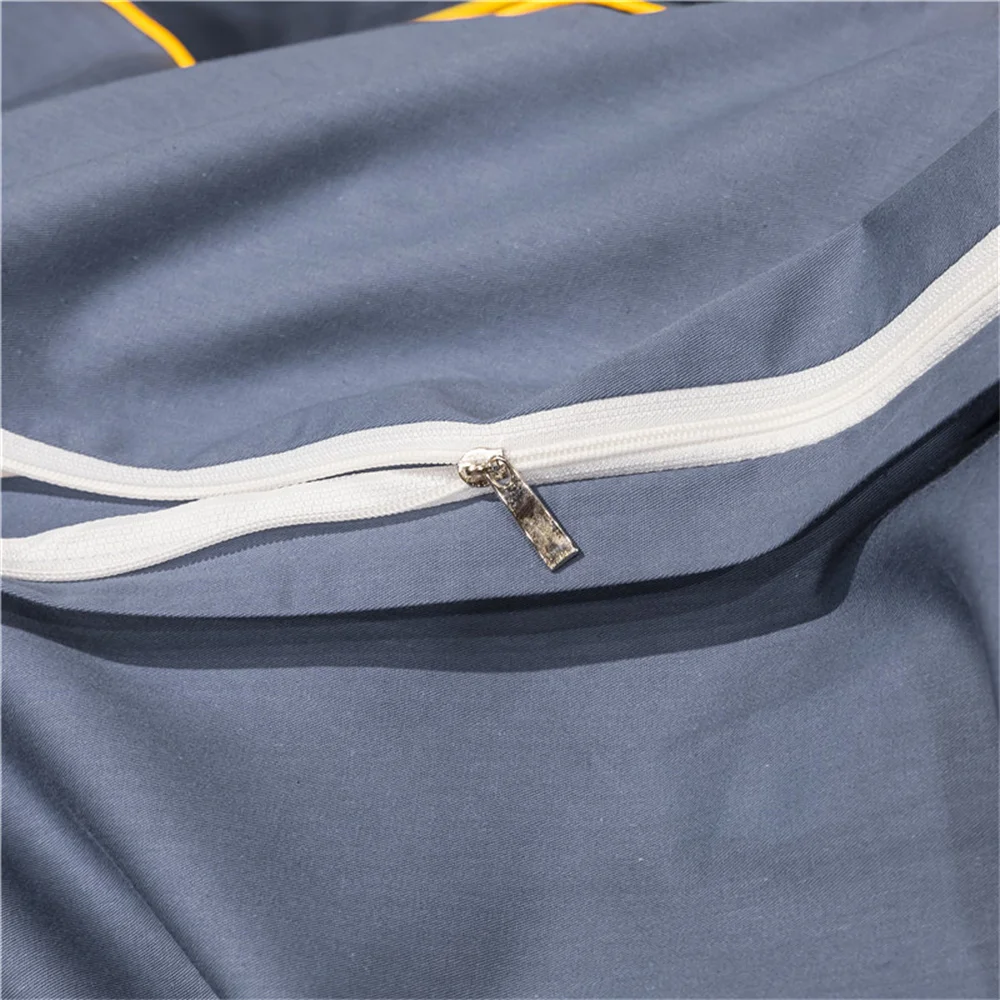 Svetanya Solid Cotton Embroidery Bed Linens Hotel Home Bedding Sets Sheet Pillowcase Duvet Cover Set