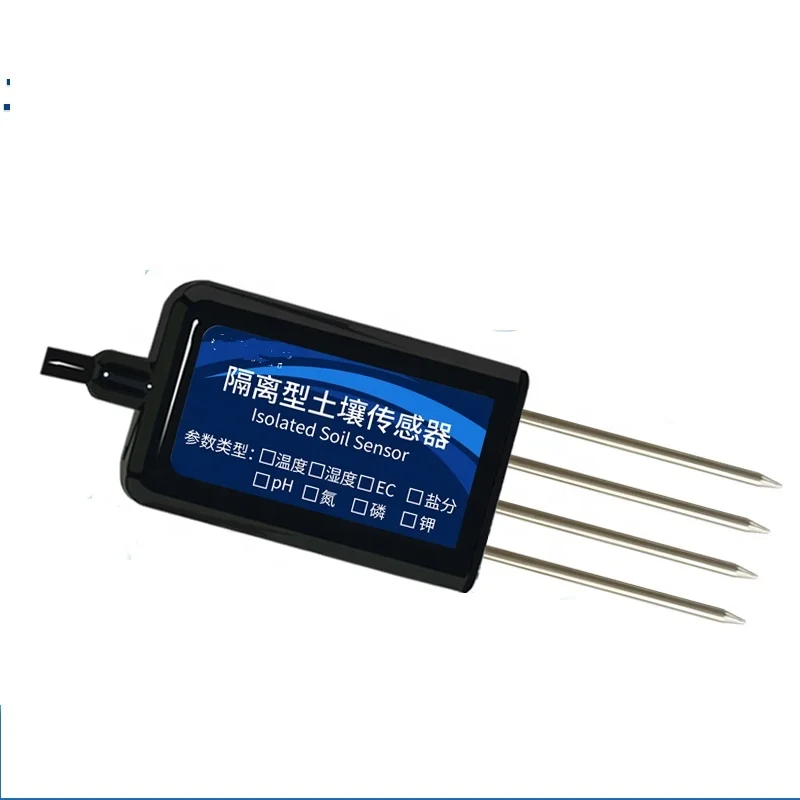 YUNYI CE RS485 7 IN 1 SOIL MOISTURE TEMPERATURE EC SALINITY NPK SENSOR FOR AGRICULTURE