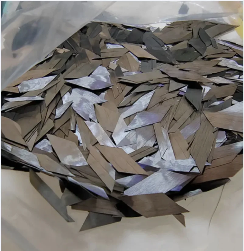 

500g Flake Forged Carbon Fiber 45mm Diamond Shaped Chopped Strand Short Cut High Strength Car Motorcycle Bike Modification