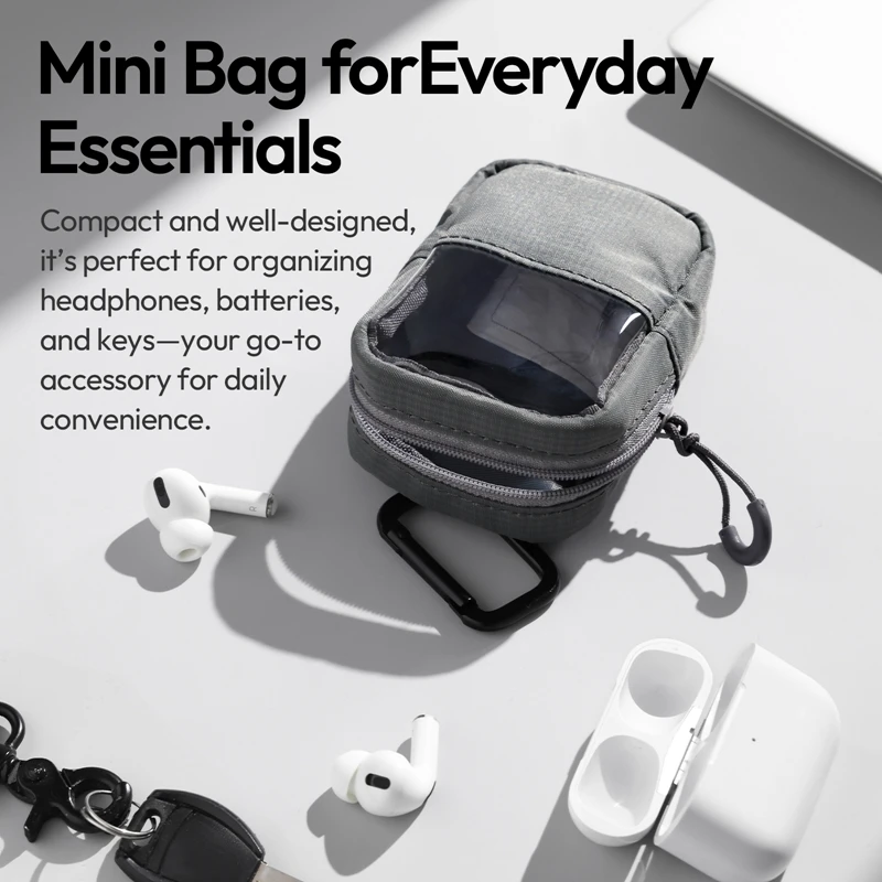 Ulanzi BP15 2.6L/0.85L/0.175L حقيبة تخزين شفافة صغيرة محمولة مقاومة للماء لملحقات كاميرا الهاتف الذكي الخفيفة الكاملة