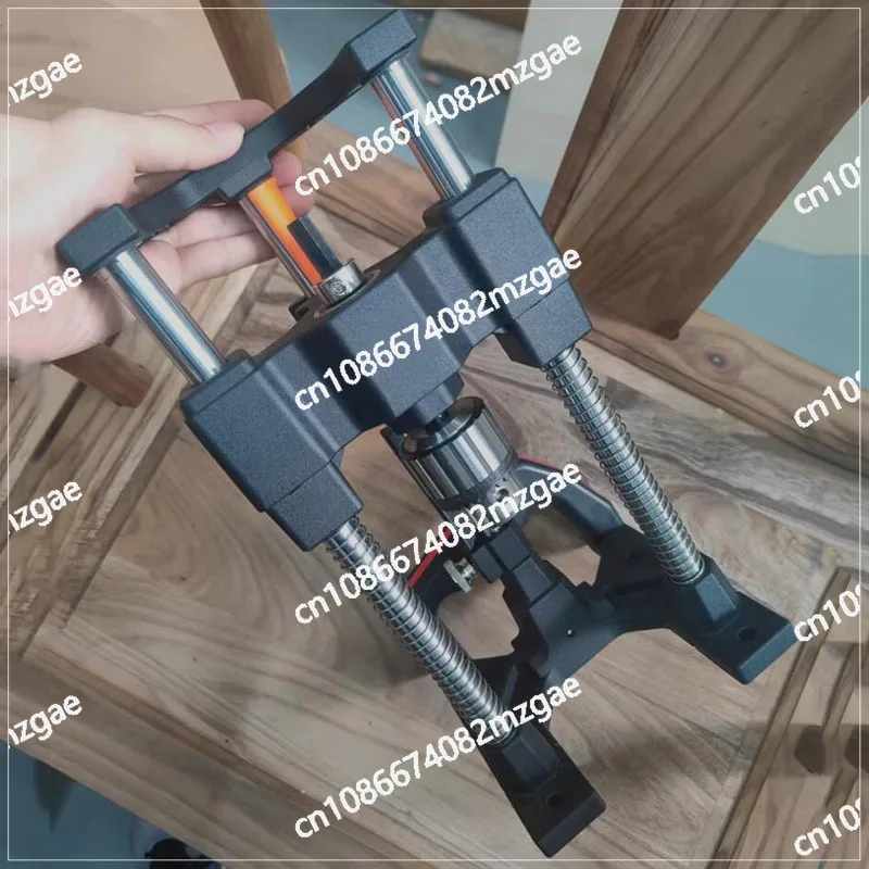 Versatile vertical drilling and tapping guide with graduations For drilling in wood, aluminum profiles and angled angles