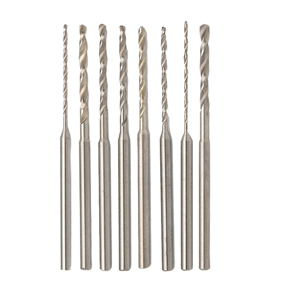 

1pc 50mm Extra Long HSS Straight Shank Drill Bit 0.8-2mm High Speed Steel Woodworking Hss Bit For Wood Plastic Walnut Drilling