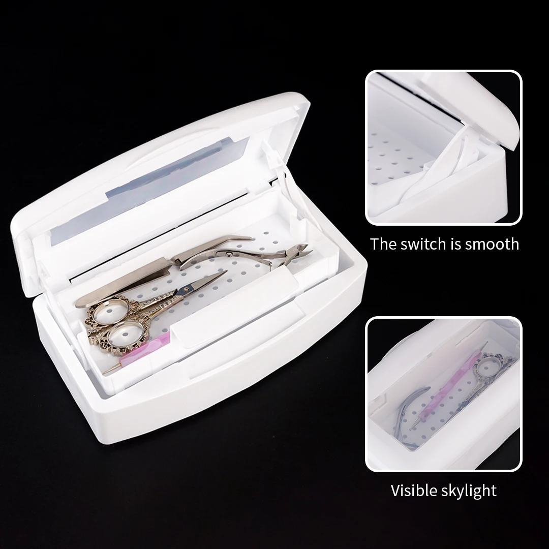 Nail Storage Box Jewelry Organizer Cosmetic Nail Art Diamond Display Stand Drawer Transparent Acrylic Plastic Box Stackable Tool