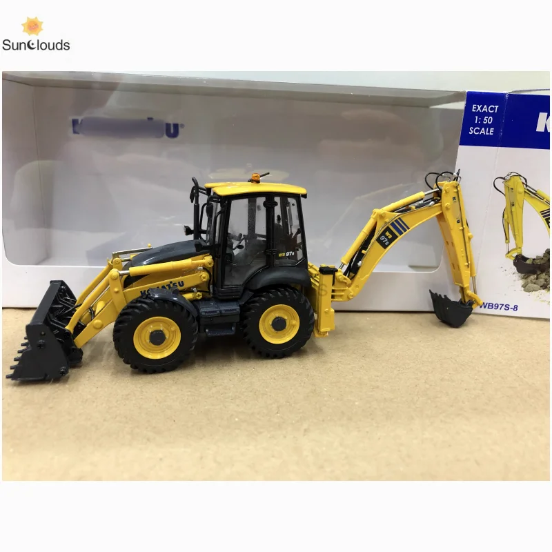 

For Komatsu UNIVERSAL HOBBIES UH8139 Alloy WB97S-8 Wheel Loader 1:50 Scale Die Cast Model Toy Car & Collection Gift & Display