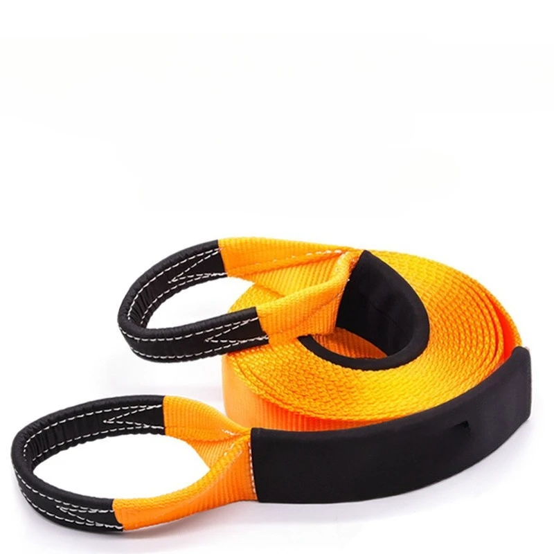

Nylon car trailer rope strong off-road pull truck belt thickened
