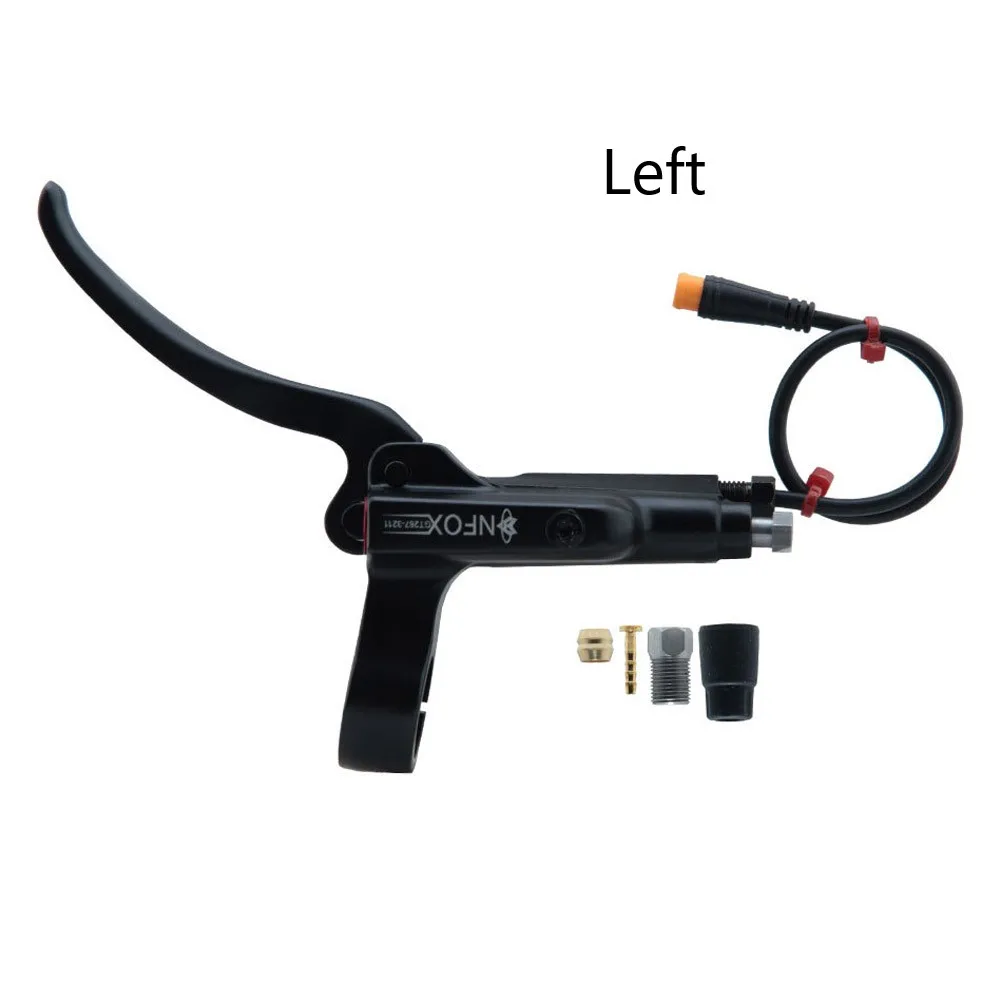 Electric Bike Brake Handle 3 Pin For E-Bike Bafang Hall Motor Hydraulic Brake Lever Oil Needle Rubber Sleeve Screw GT267 Parts