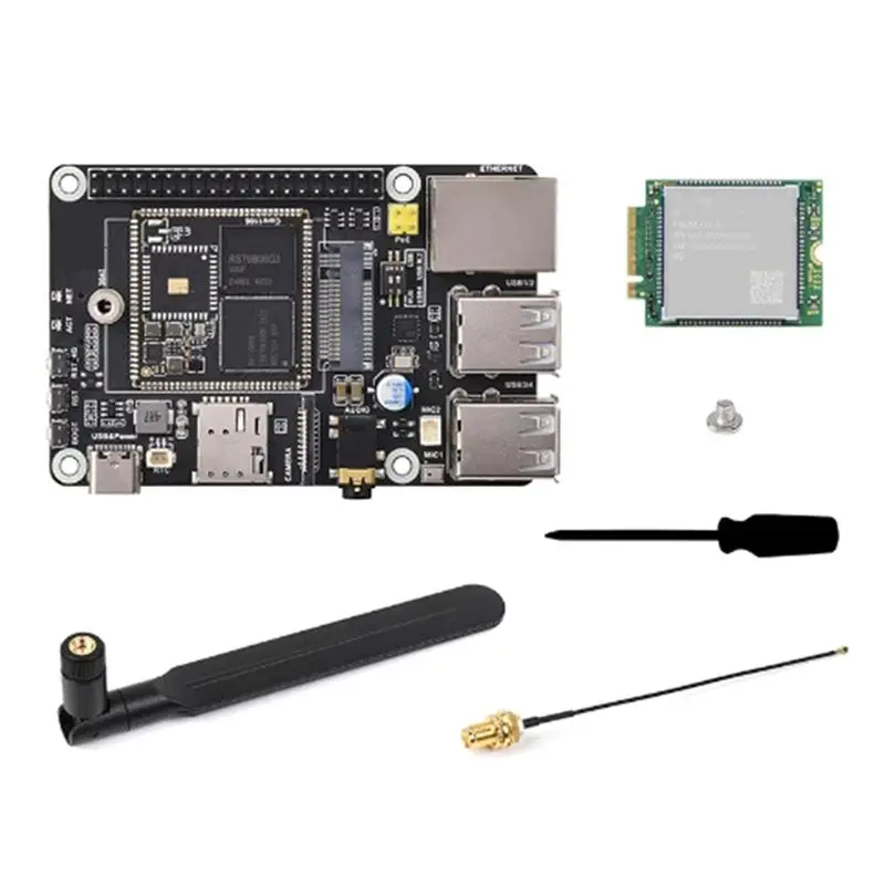 

Leading-Pico Pi A 4G Kit Onboard RV1106 Linux Development Board With 4G Module Without WIFI 256MB DDE3L 1TOPS Computing Power