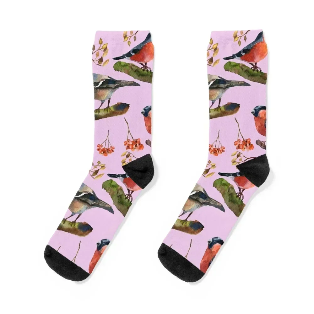 

Bullfinches Socks Non-slip Rugby soccer anti-slip men cotton high quality Socks For Women Men's