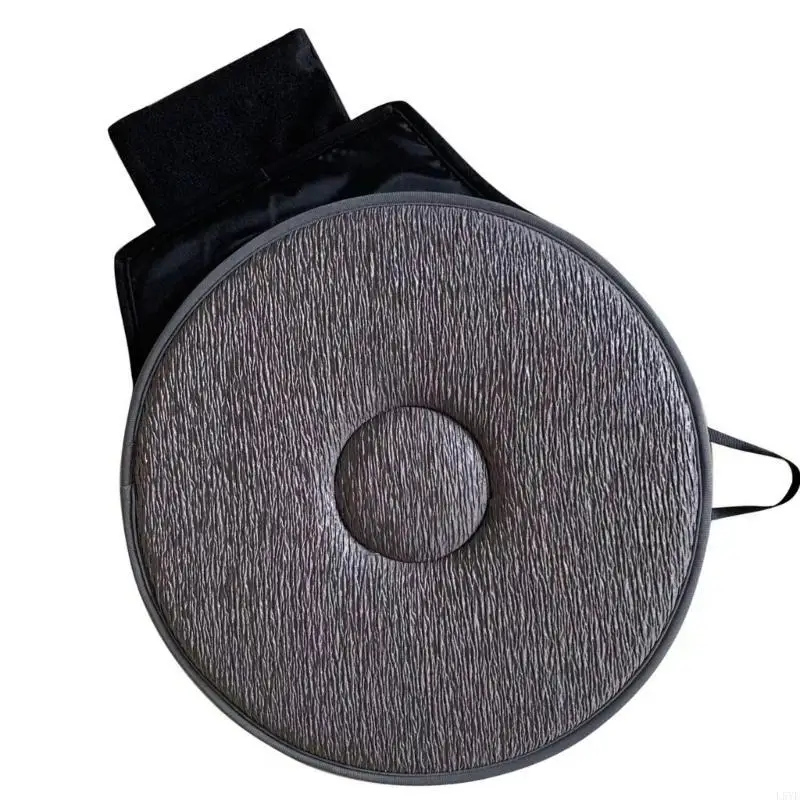 L5YF 360 درجة تدور وسائد مقاعد السيارة وسائد مستديرة لمقاعد السيارة وكراسي المكتب #4