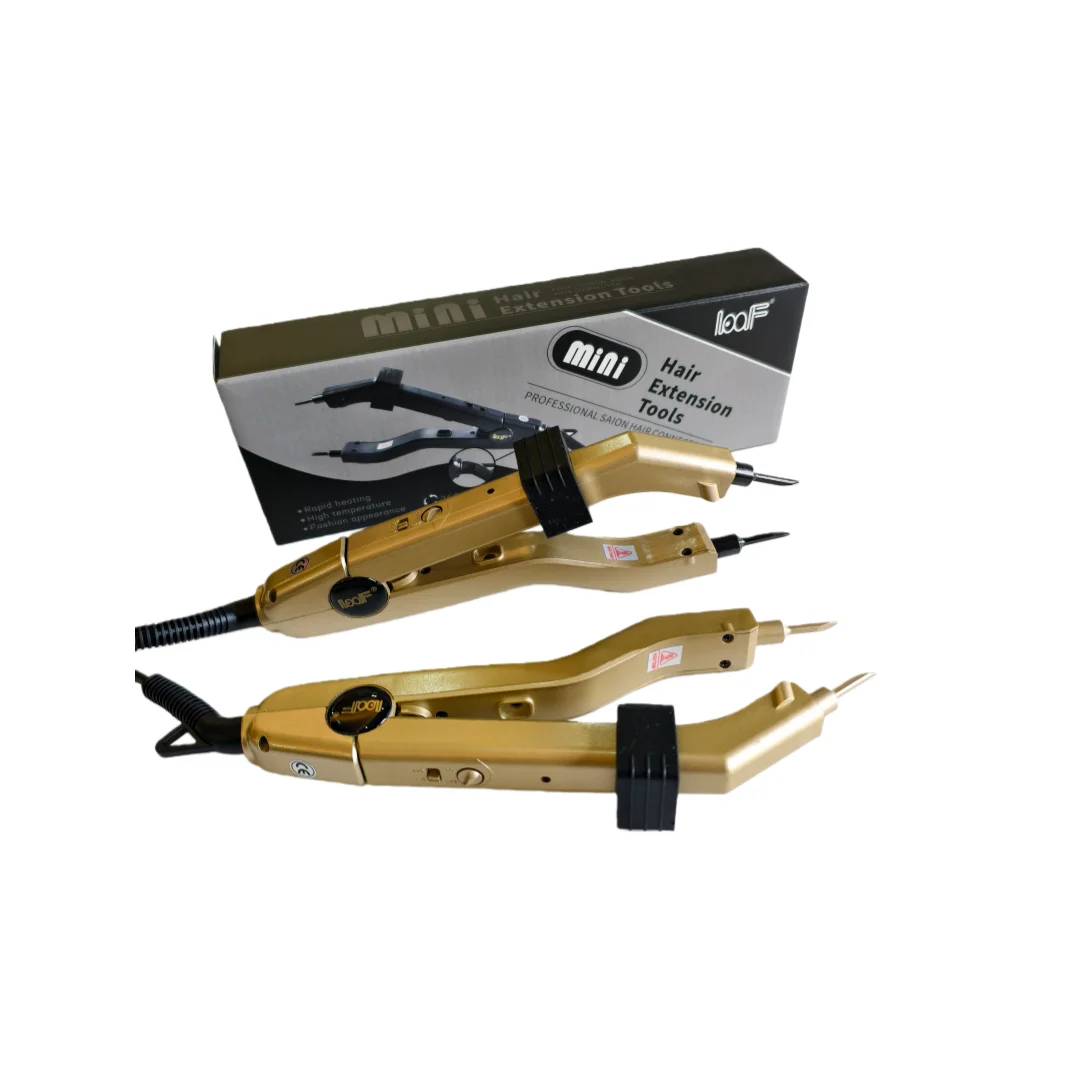 

Новейший инструмент для наращивания и укладки волос 609C с двойным заостренным кончиком, высокотемпературный, миниатюрный, бесшовный, золотистый.