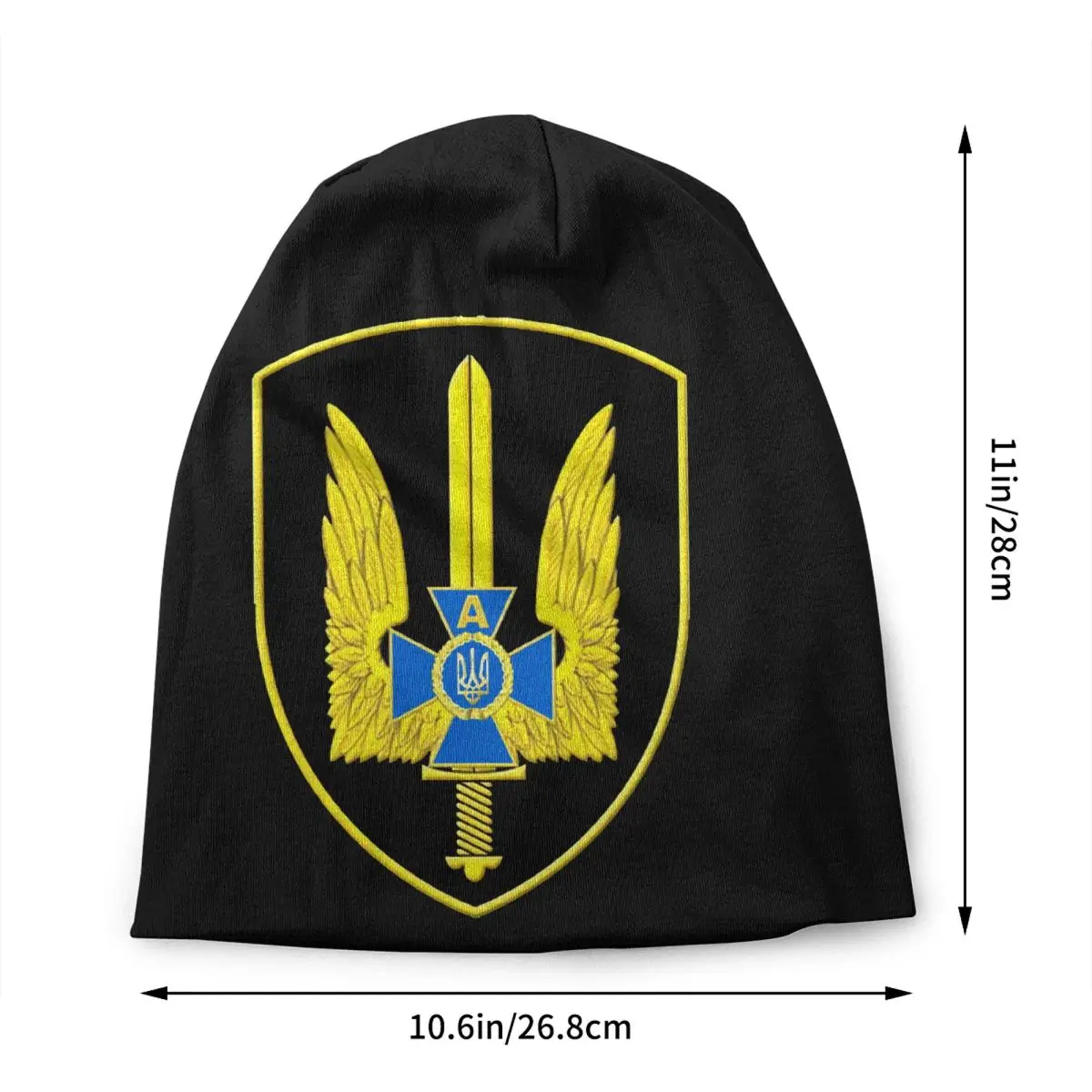 Custom Ukraine Special Forces Beanie Cap Unisex Winter Warm Bonnet Homme Knit Hats Outdoor Alpha Group Skullies Beanies Hats