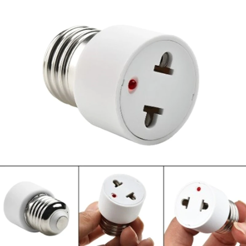 Universal E27  Holder Converter Euro Standard Plug Adapter Bulb Base Adapter US/EU Plug Bulb Holder Converter Home