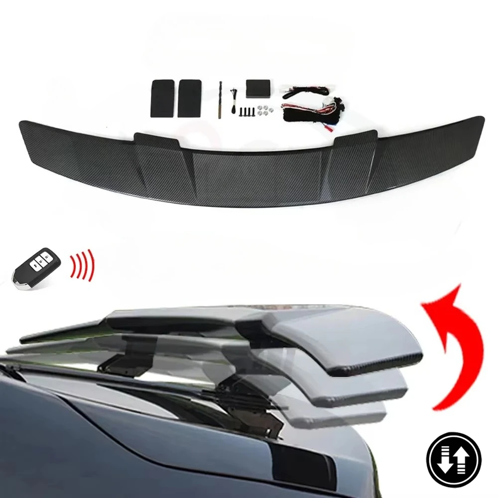 

Universal Carbon Fiber Rear Trunk Tail Boot Car Spoiler Wing for Corolla Sedan Coupe Automatic & Remote Key Controlcustom