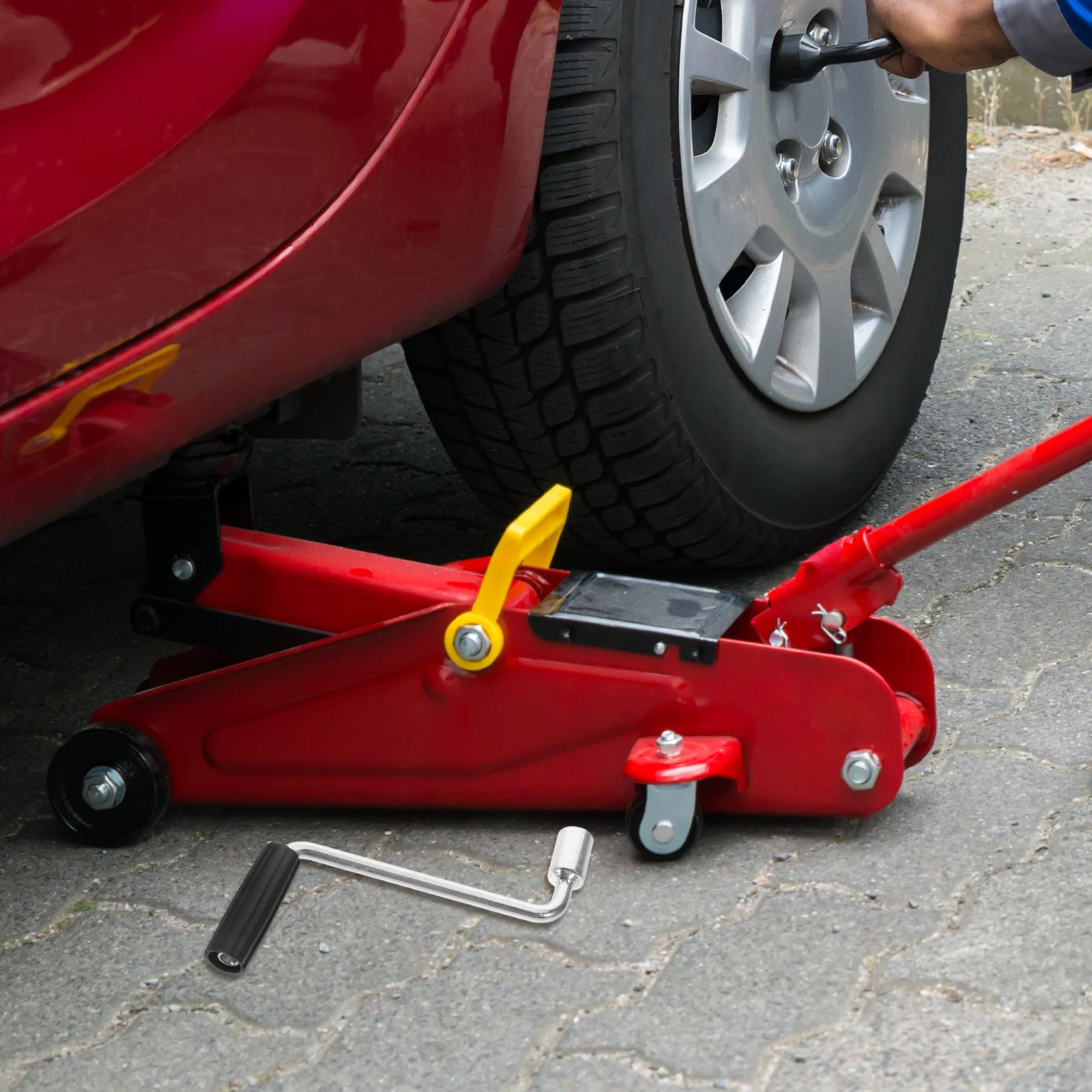 

Crank Handle For Trailer Replacement Trailer Jack Drill Adapter Heavy Duty Camper Crank Rv Scissor Jack Accessory Tool