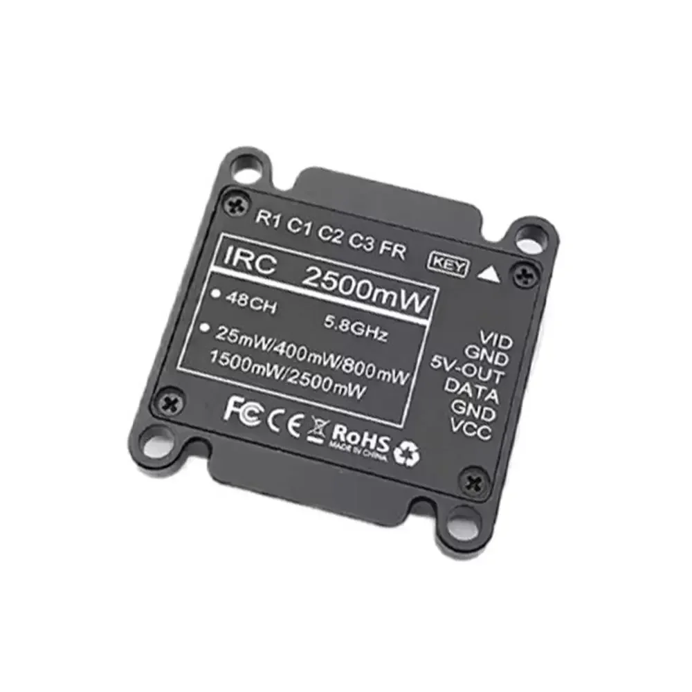 JINJIEAN 5.8G 2.5W 48CH VTX MMCX FPV-Sender PIT 25 400 800 1500 2500mW Schaltbar Niedrige Latenz für RC-Langstreckendrohnen – Detail 11