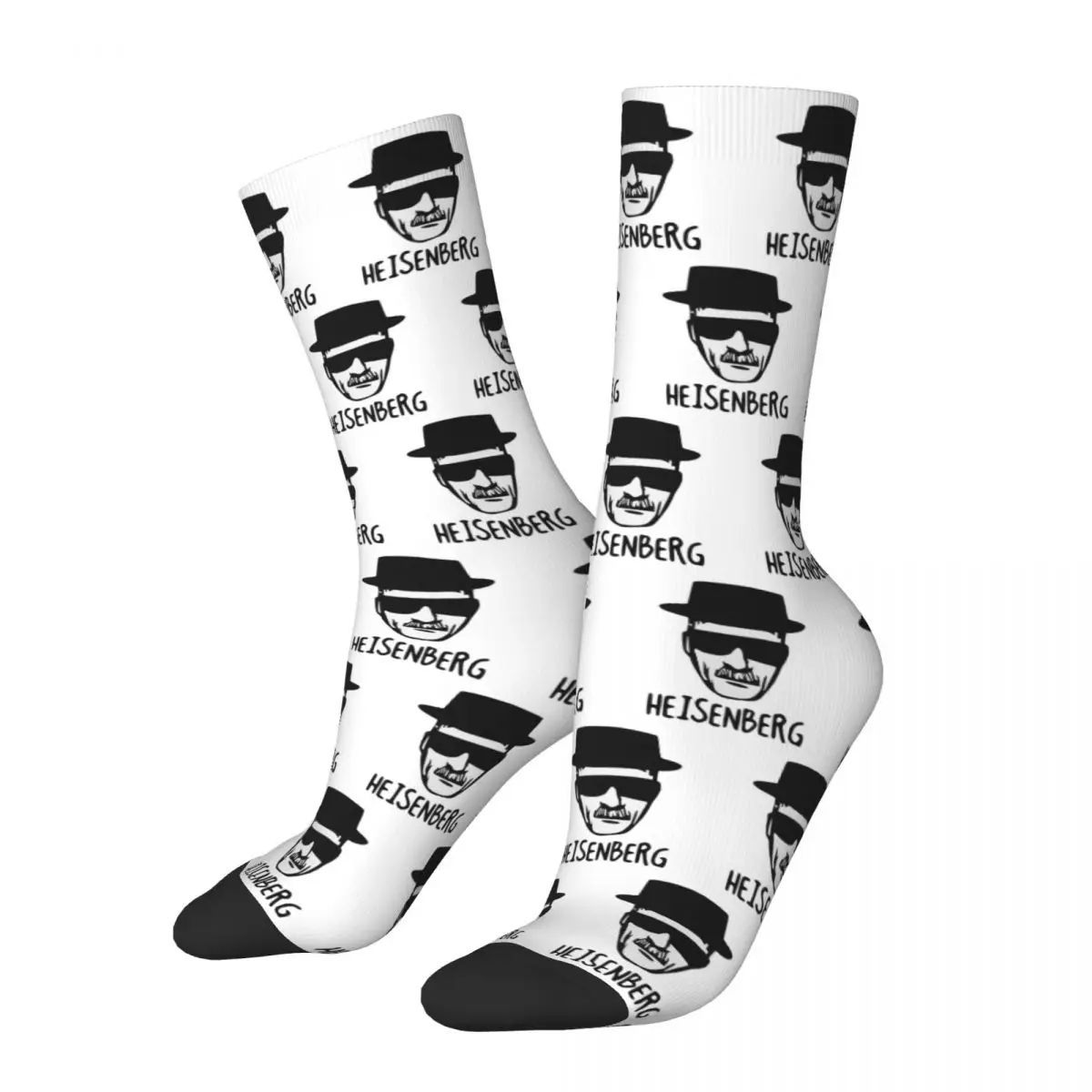 Heisenberg Head Breaking Bad Men Women Socks fashion Beautiful Suitable for all seasons Dressing Gifts