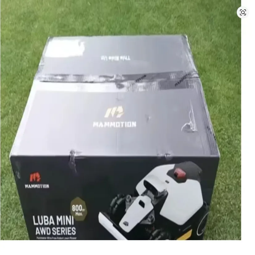 

BMS New 2025 LUBA MINI AWD 800 Wireless Robot Lawn Mower with Garage - BUY 2 GET 1 FREE