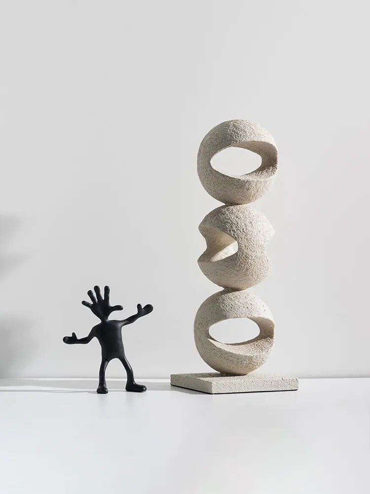 Endless Ball Ornament Resin Simple Modern Home Living Room Model Room Entrance Bogu Frame Soft Decoration Jewelry