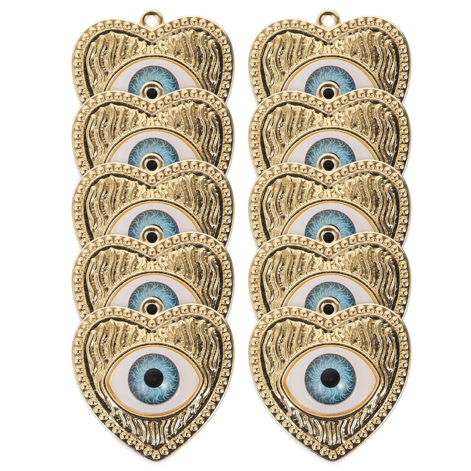 

10 Pcs Eye Alloy Charm Necklace Bracelet Pendant Small Box Jewelry Making Accessories Necklace Charms Diy Bracelet