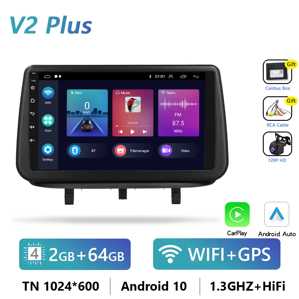 Podofo 4G Carplay Android Radio Voor Opel Meriva B 2009-2014 Auto Multimediaspeler 2din Gps Stereo Head Unit Intelligent Systeem