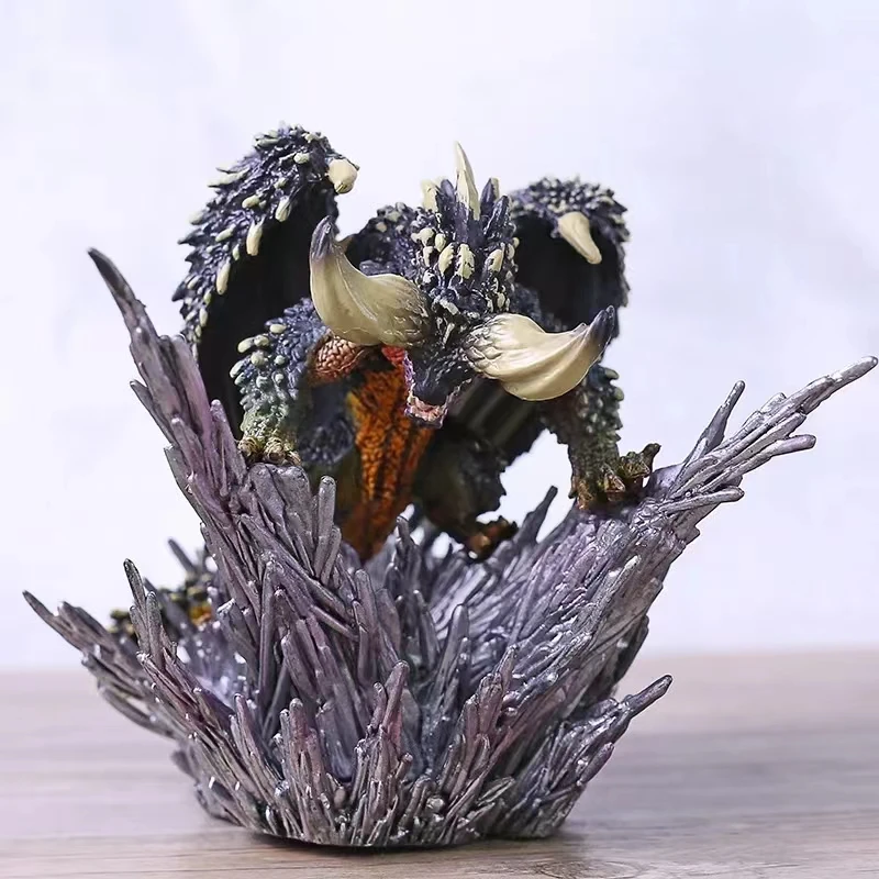 【Inventory】Monster Hunter Game Anime Figure Nergigante PVC Scale Model Collectible Statue Toy