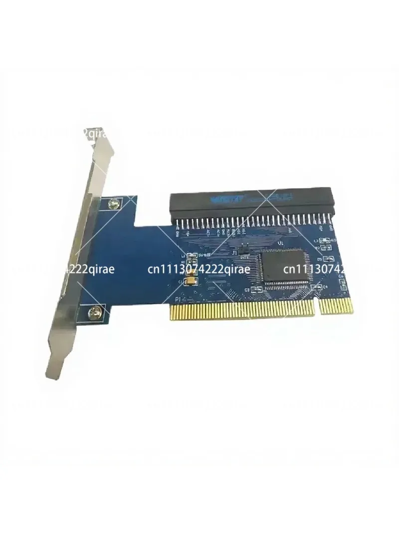32-Bit PCI to 8-Bit ISA Adapter Board 62 Pin with Gold Tax Card and Extension Cable