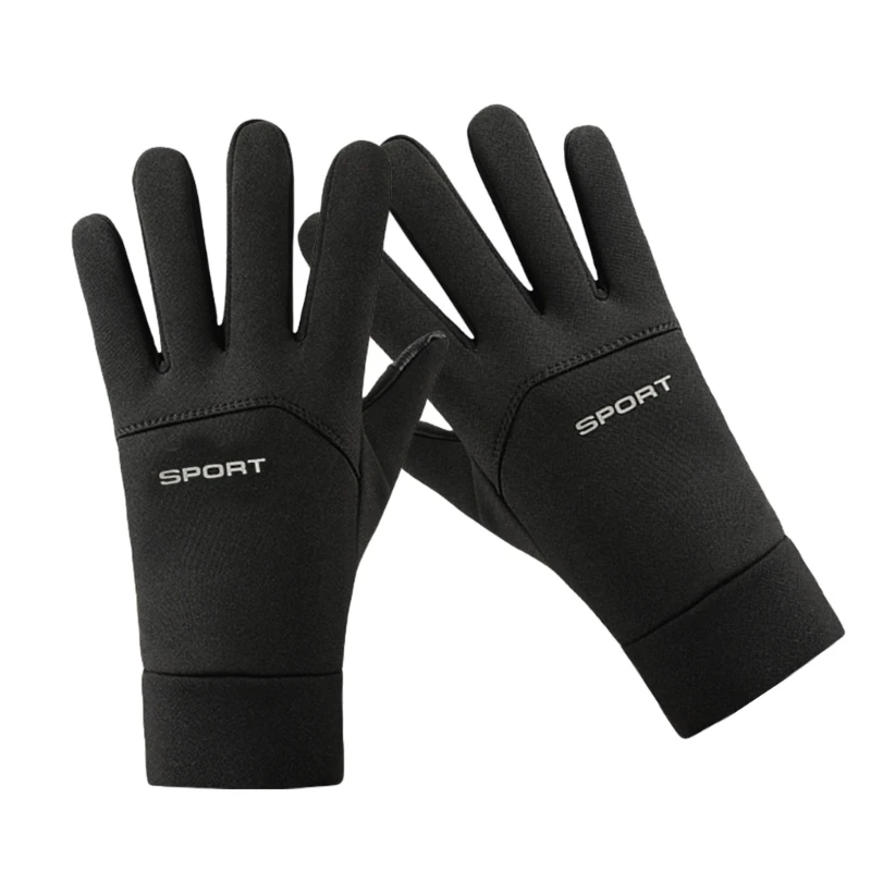 Guantes fútbol impermeables, guantes térmicos para ciclismo, guantes invierno para deportes libre, 2 uds.