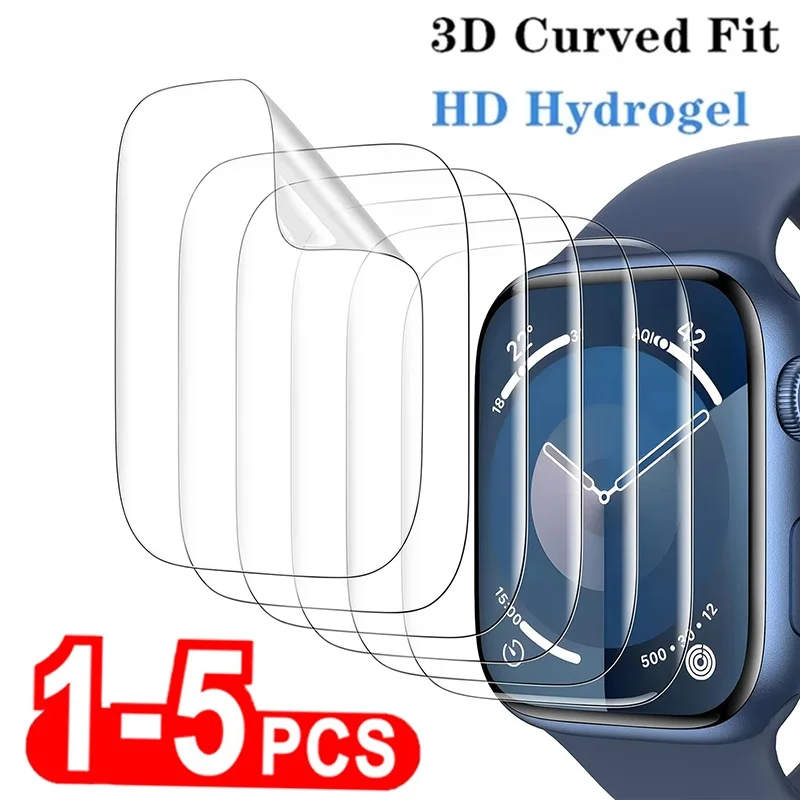 For Apple Watch Ultra 3 2 1 49mm Screen Protector For iWatch Series 9 8 38mm 40mm 42mm 44mm 45mm 41mm Hydrogel Film Accessories