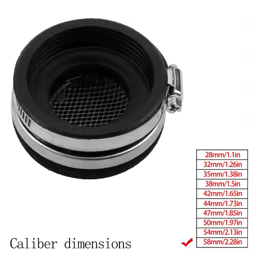 Motorcycle Air Filter Cleaner Air Filter 2 Stroke Engine Dirt Pit Bike Scooter 28/32/35/38/42/45/50/54/58MM Moto Parts - Image 19