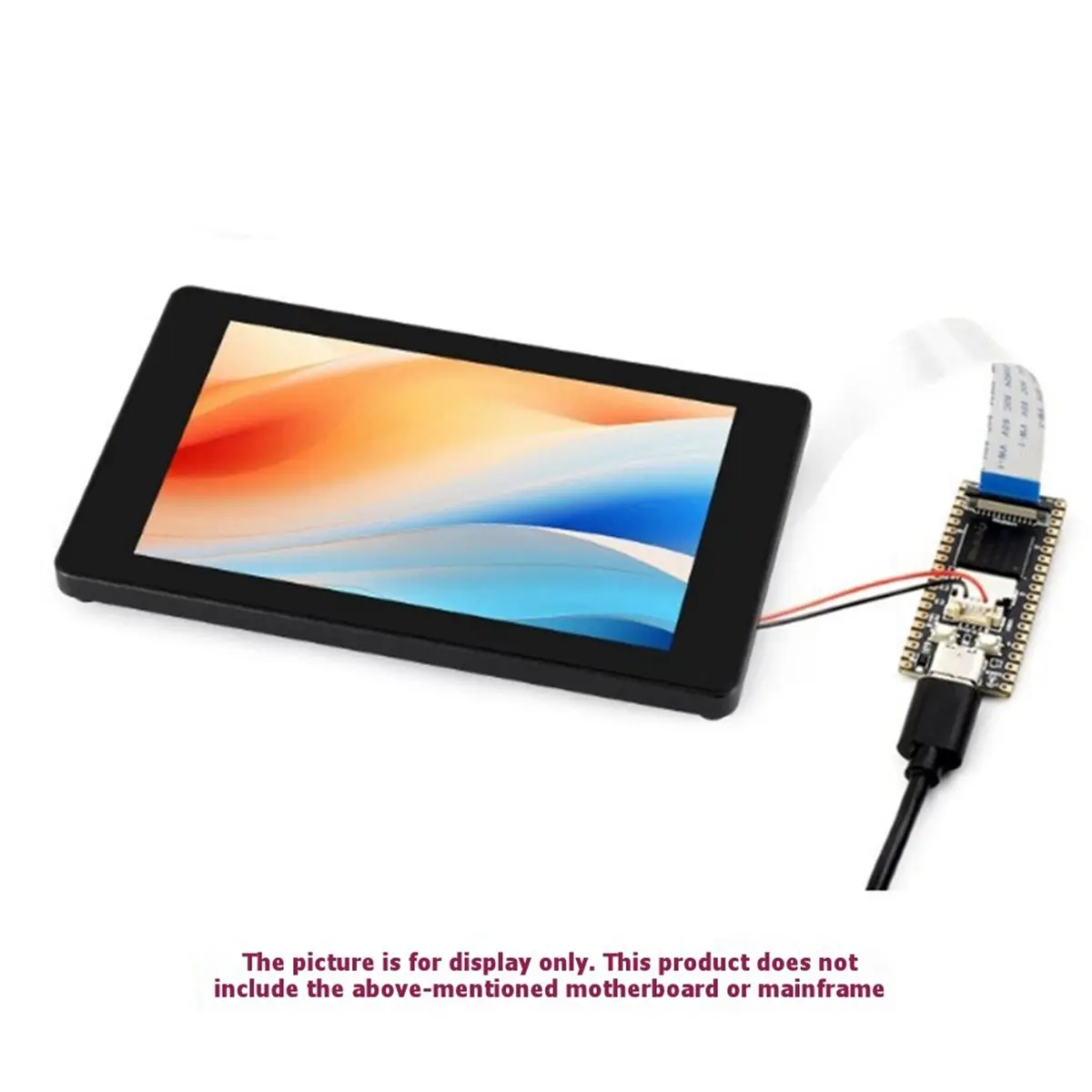 giftnew For Raspberry Pi5 4 Inch DSI Display LCD Capacitive Touchscreen 480x480 Resolution for Board DIY Projects