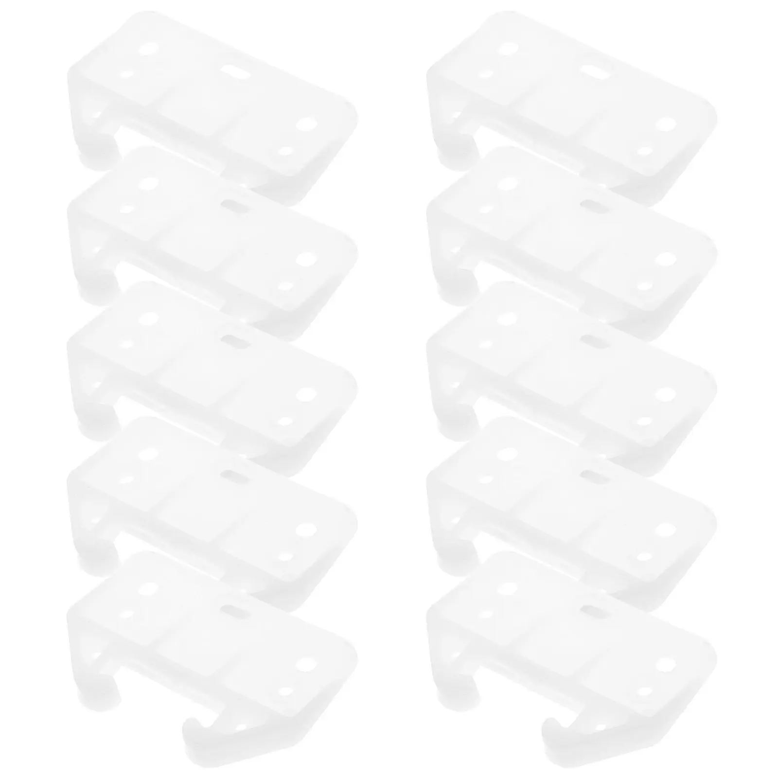 1Set Plastic Drawer Support Brackets Universal Fit for Cabinet Drawer Replacement Smooth Glide Silent Operation Furniture Fixer