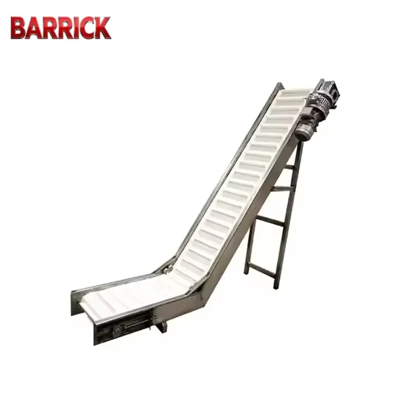 Inclined PVC Rubber Belt Lift Conveyor with Food Grade Material for Corn Wheat Soybean Farm Transport Systems