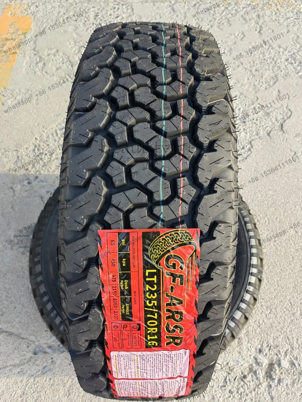 Tread tire 235/70R16LT 8-ply off-road AT all-terrain thickened car accessory tire