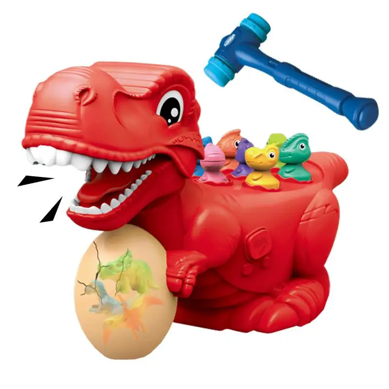 Pounding Game For Kids Dinosaur Interactive Educational Toys With Sound And Light Early Development Toy With Small Dinosaur Fine