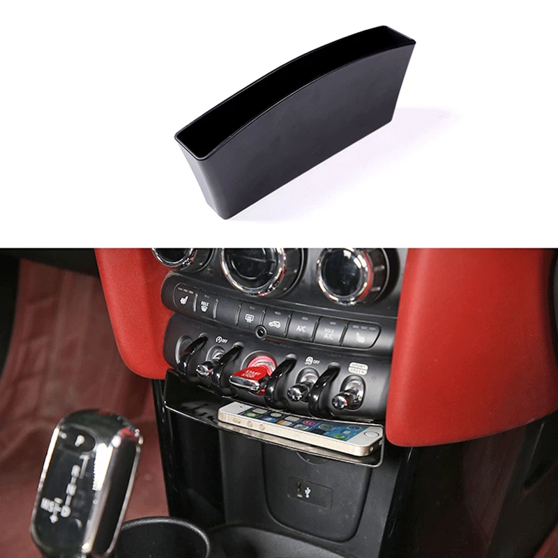 Car Interior Accessories For Mini Cooper S JCW F54 F55 F56 F57 F60 Clubman Countryman Car Centre Console Panel Storage Box