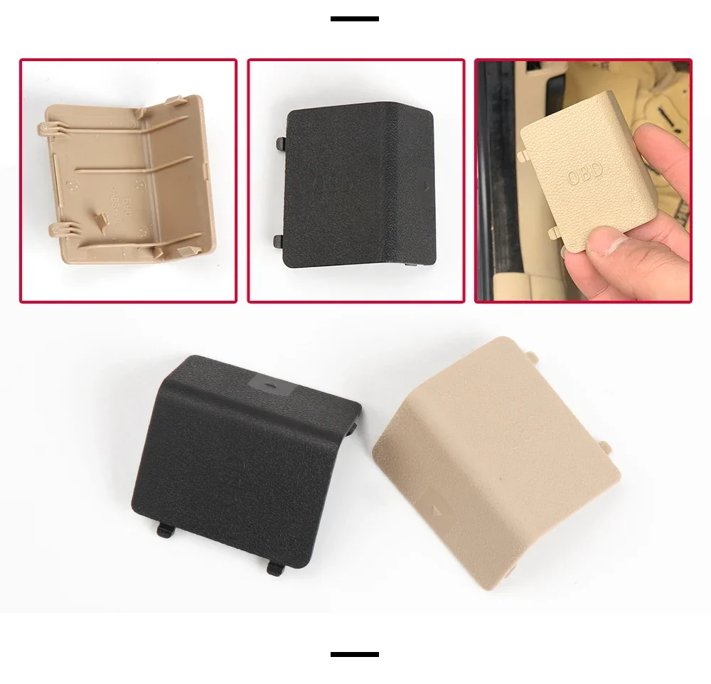 Obd stecker abdeckung kick panel trim cap schutzhülle gehäuse diagnose system für bmw e90 e91 e92 e93 3 serie lhd – Detail 4