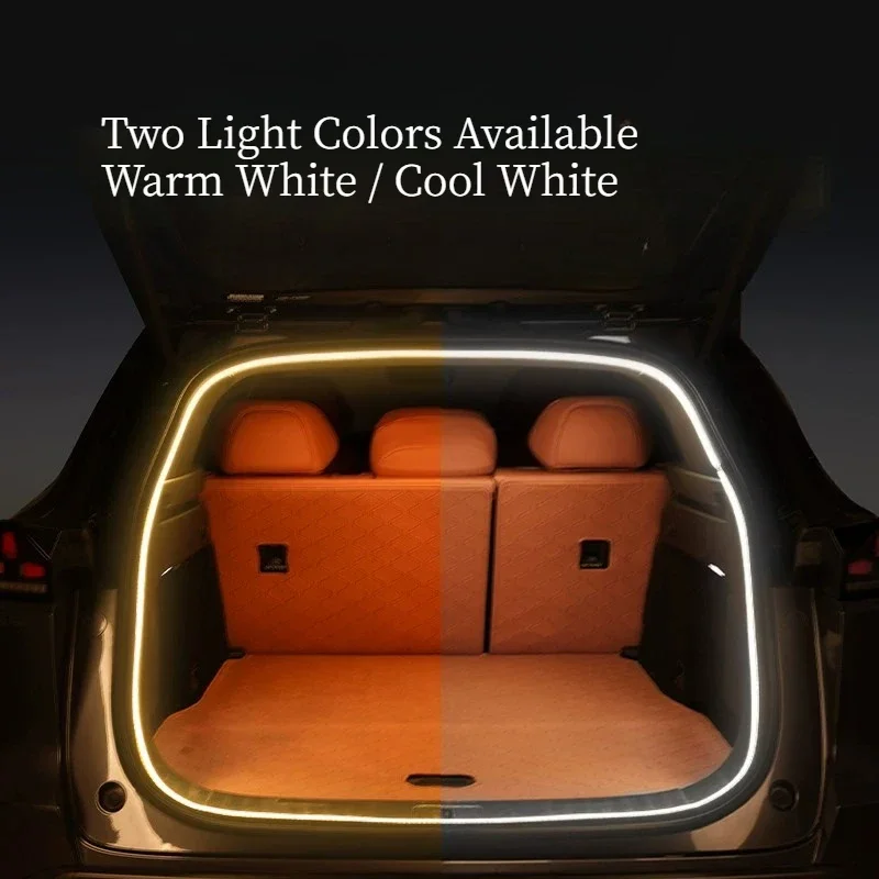 Upgrade Trunk LED Ambient Light Strip and Tailgate LED Lighting for Deepal S07 S05 L07 Interior Modification Kit